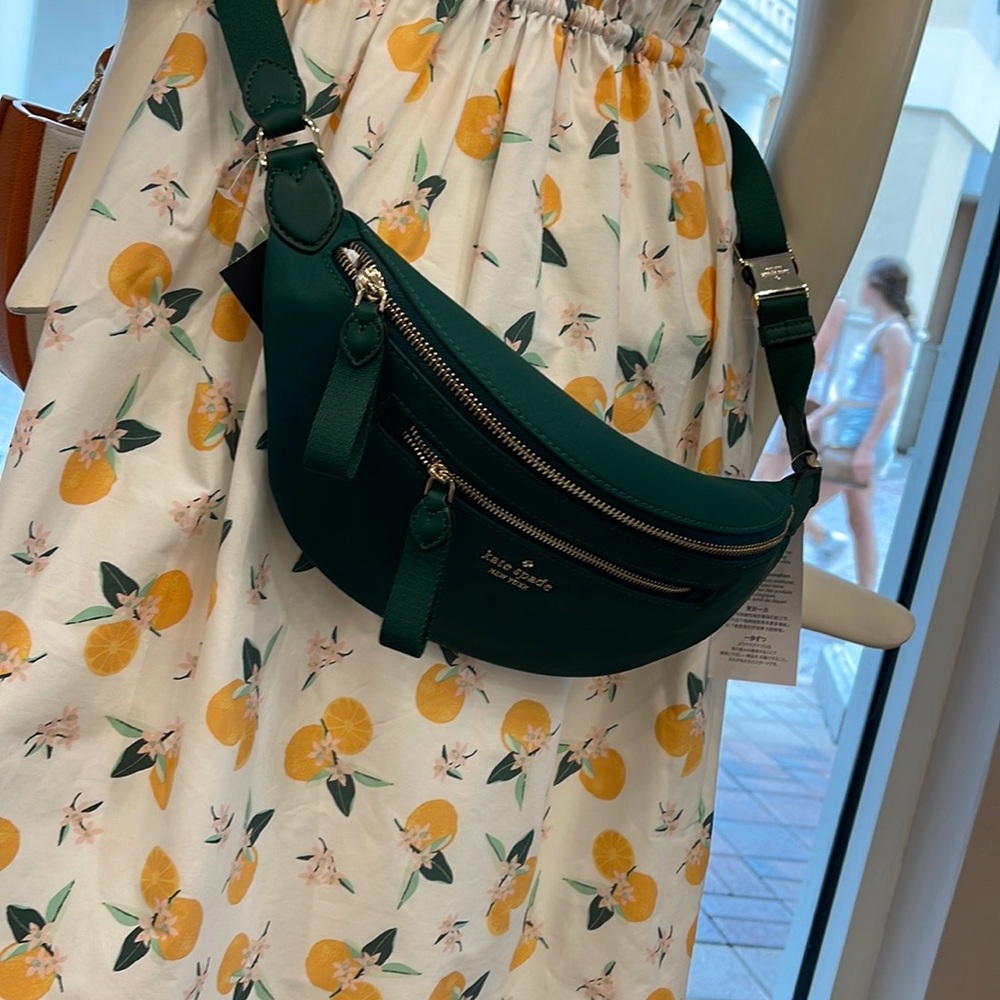 Kate Spade Chelsea Nylon Belt Bag Fanny Pack 
Color: Deep Jade
NWT - Picture 8 of 16